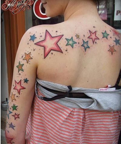 21 Amazing Star Tattoos and Ideas - crazyforus