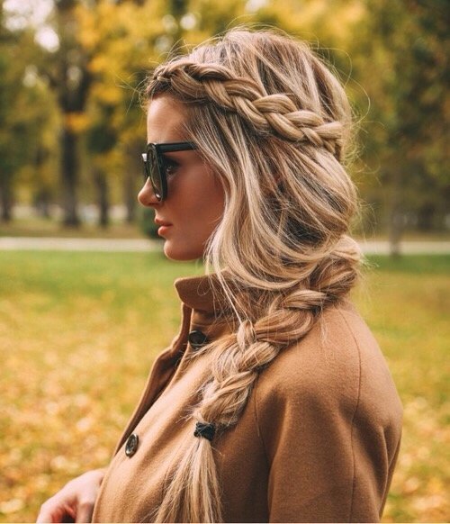 Long, Loose Side Braid