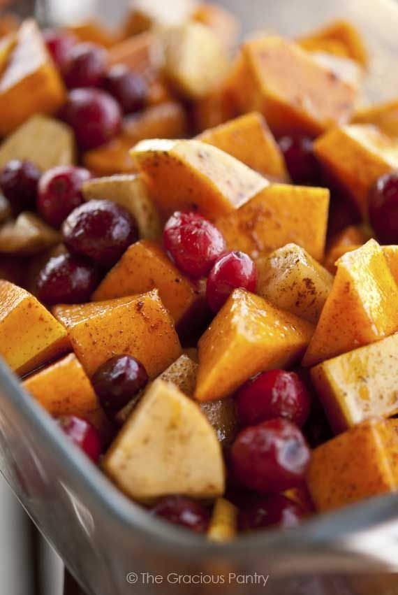 Holiday Butternut Cranberry Bake