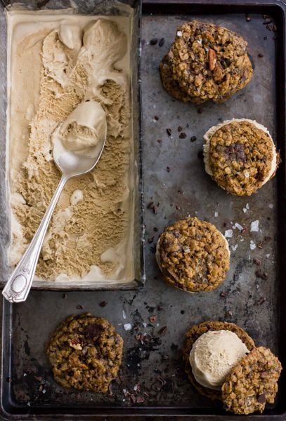 Oatmeal Chocolate Stout Ice Cream Sandwich