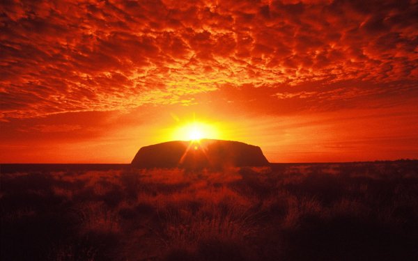 Uluru (a.k.a. Ayers Rock) in Northern Territory, Australia