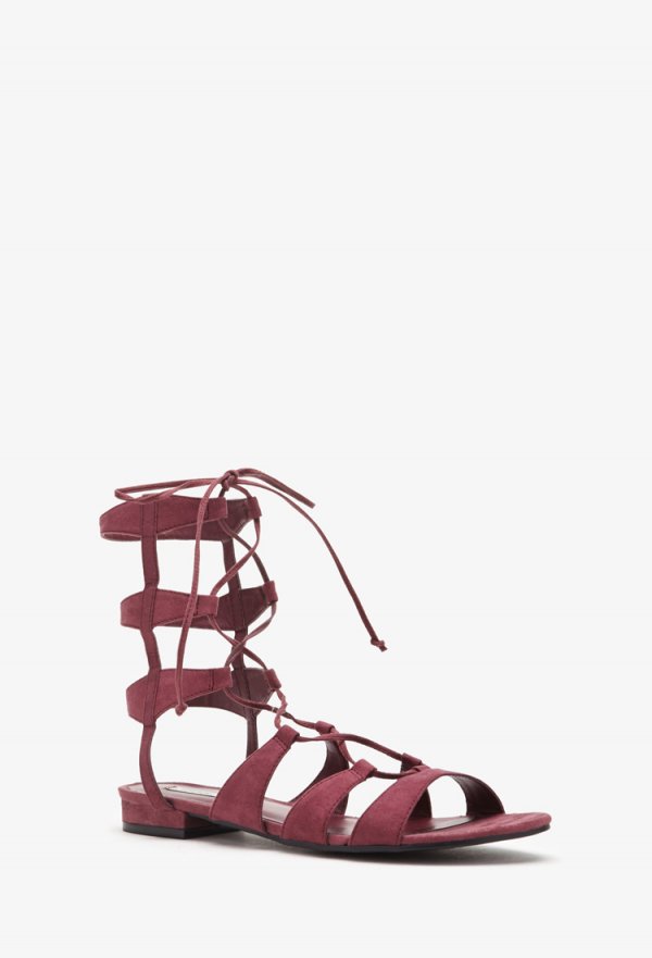 Forever 21 Faux Suede Gladiator Sandals