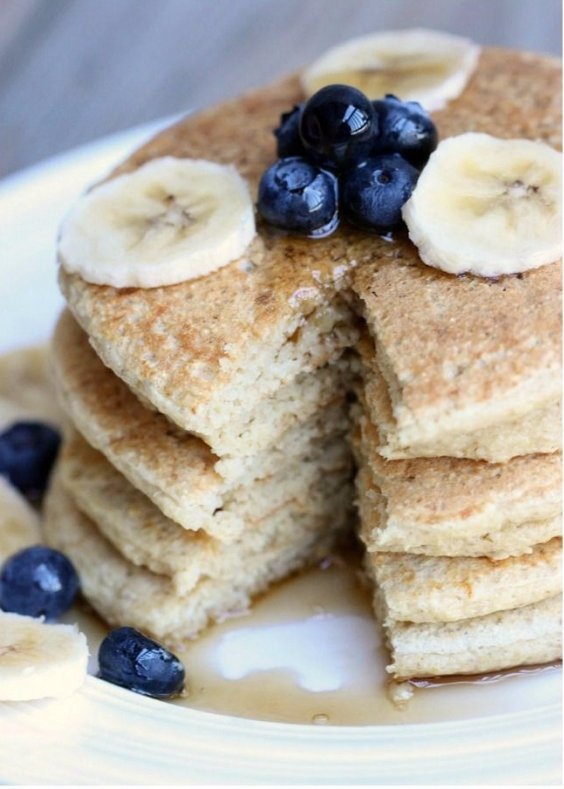 Heathy Oatmeal Protein Pancakes