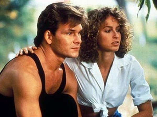 Patrick Swayze and Jennifer Grey