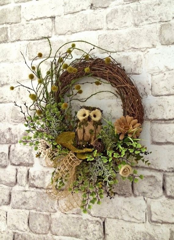 Owl Burlap