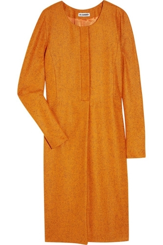 Jil Sander Hazlenut Alpaca Dress