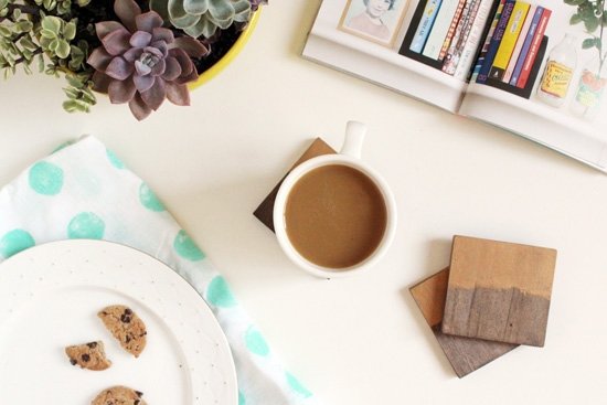 Gold-dipped Coasters