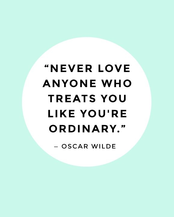 You're Not Ordinary