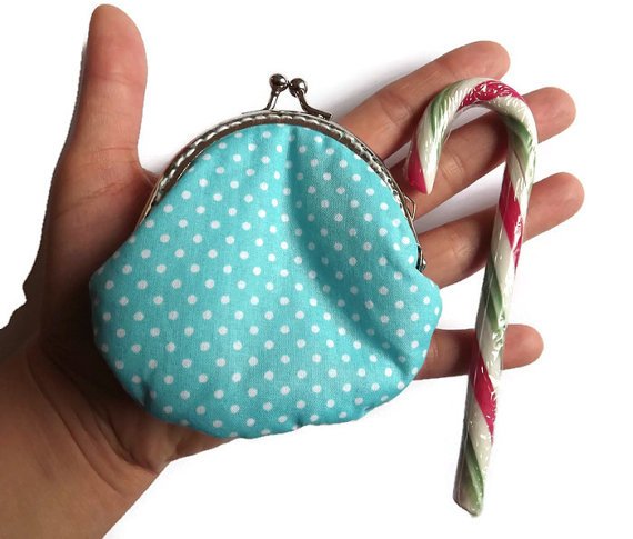 Dots Frame Coin Purse