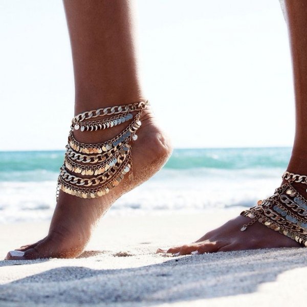 Layered Anklet