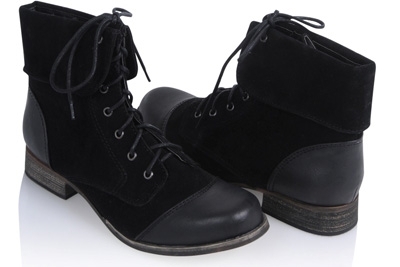 Forever21 Suedette Combat Boots