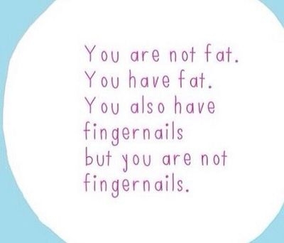 YOU ARE NOT FAT!