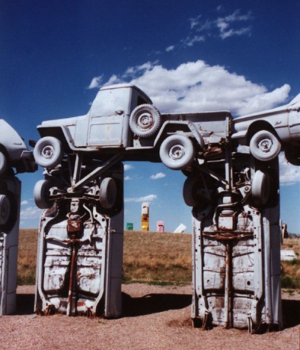 Carhenge, sculpture, machine, 1724I,