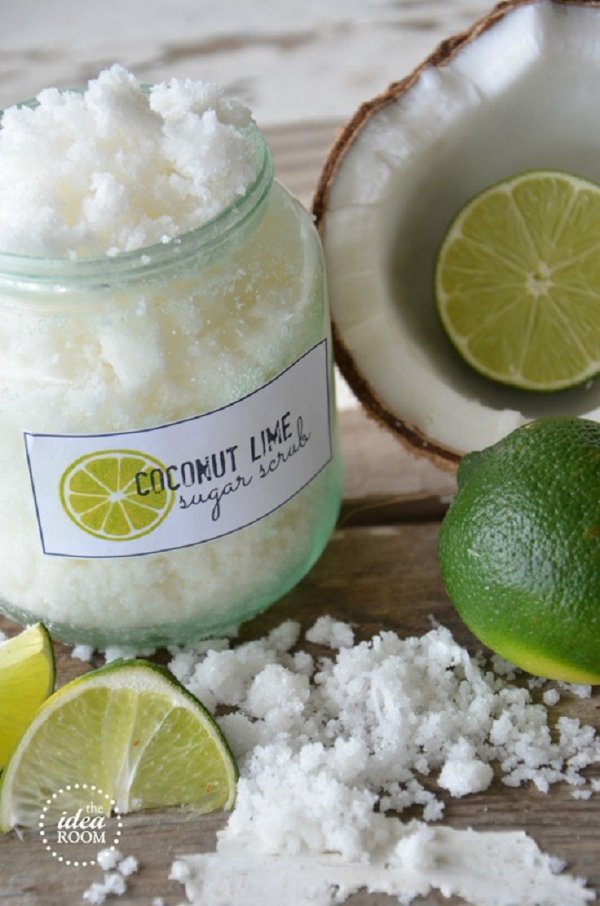 Coconut Lime Sugar Scrub