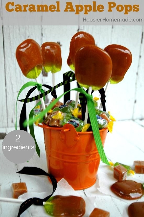Caramel Apple Pops