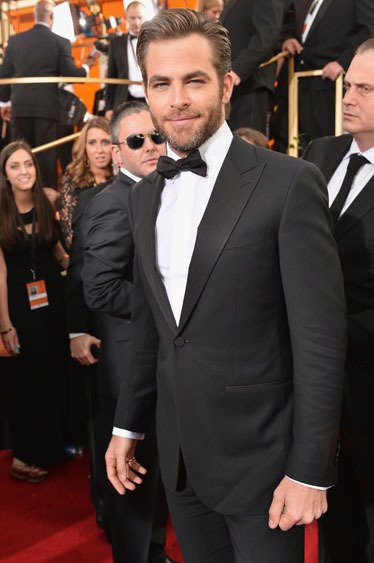 Chris Pine, 2014 Golden Globes