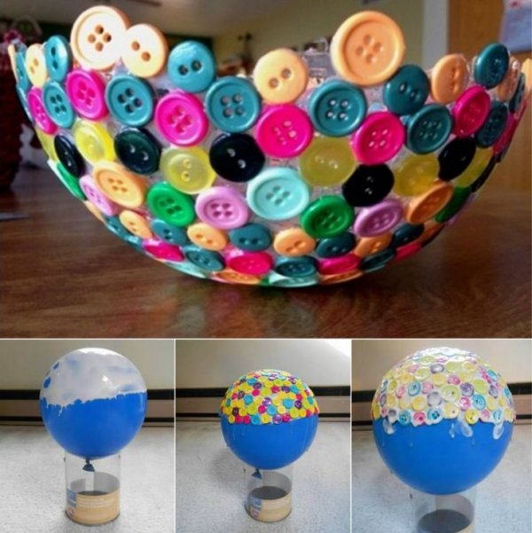 DIY Button Bowl