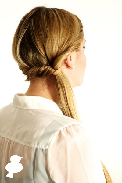 Double Twisted Ponytail is Eye-catching