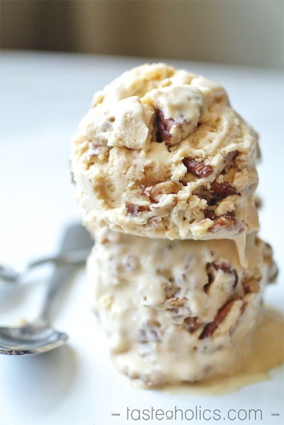 Low Carb Butter Pecan Ice Cream