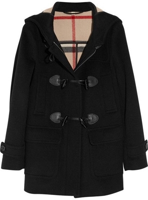 Burberry Brit Hooded Duffel Coat