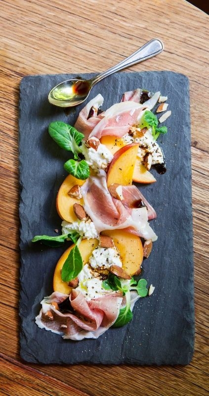 Prosciutto Peach Salad