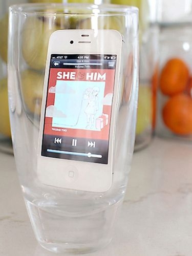 Use a Drink Glass to Amplify Your IPhone's Music