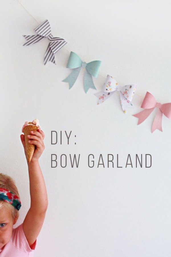 Diy Bow Garland