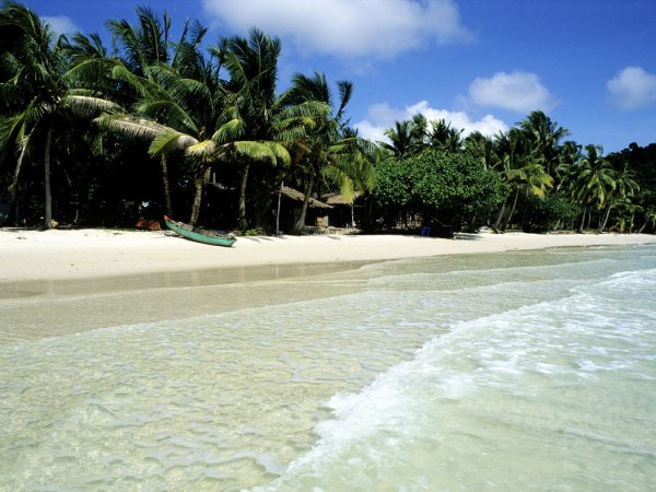 Coconut Beach at Lizard Island in Australia