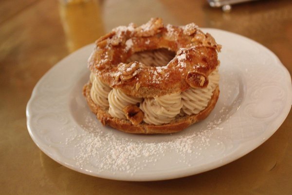 Dessert, Lebensmittel, Backwaren, Banoffee Pie, dänisches Gebäck,