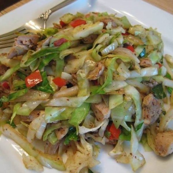 Chicken Cabbage Stir Fry