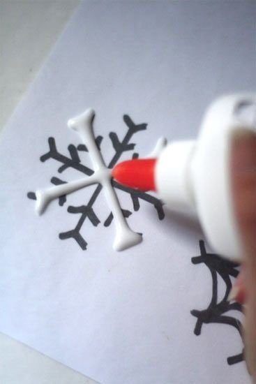 Glue Snowflakes