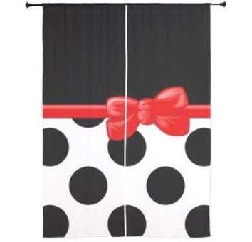 Dots and Ribbon Curtains