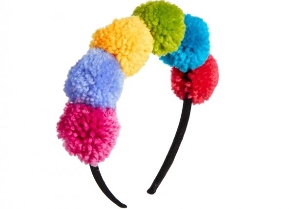 Mixed Pom Headband