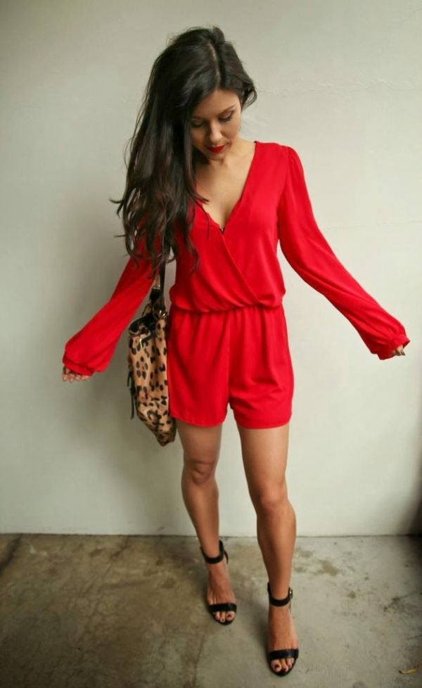 This Red Haute V-Neck Will Take Your Date Night from so-so to Hot Damn