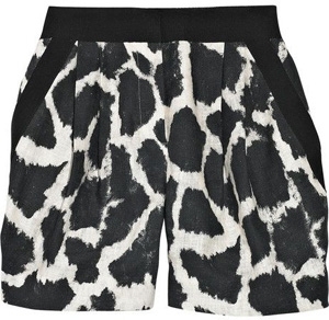 Giambattista Valli Giraffe-Print Rami Shorts