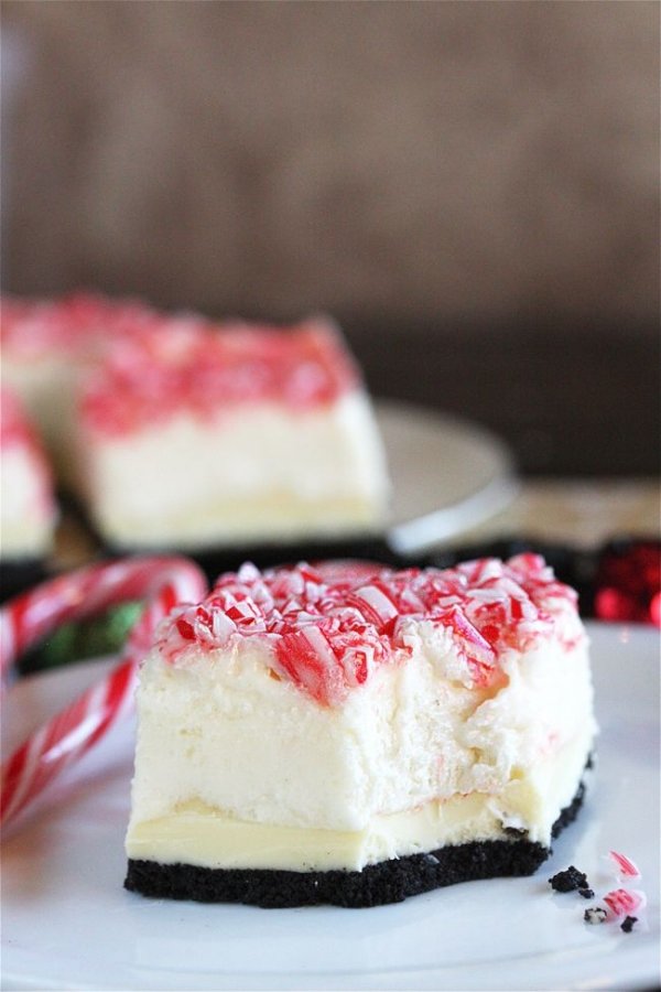 Frozen Peppermint Cheesecake