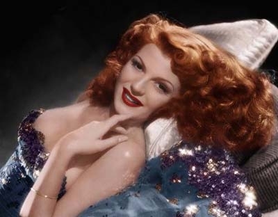 Rita Hayworth's Long Red Locks