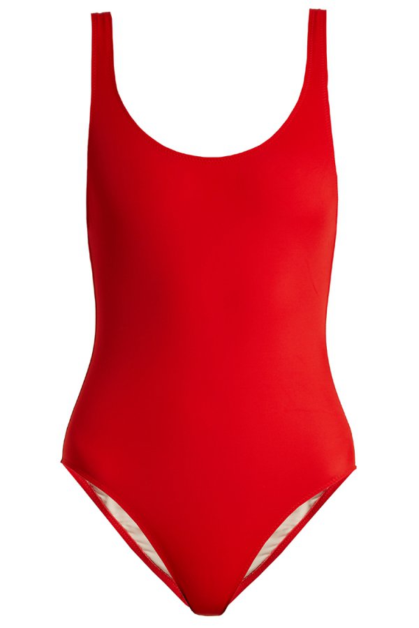 one piece swimsuit, clothing, swimwear, active undergarment, red,