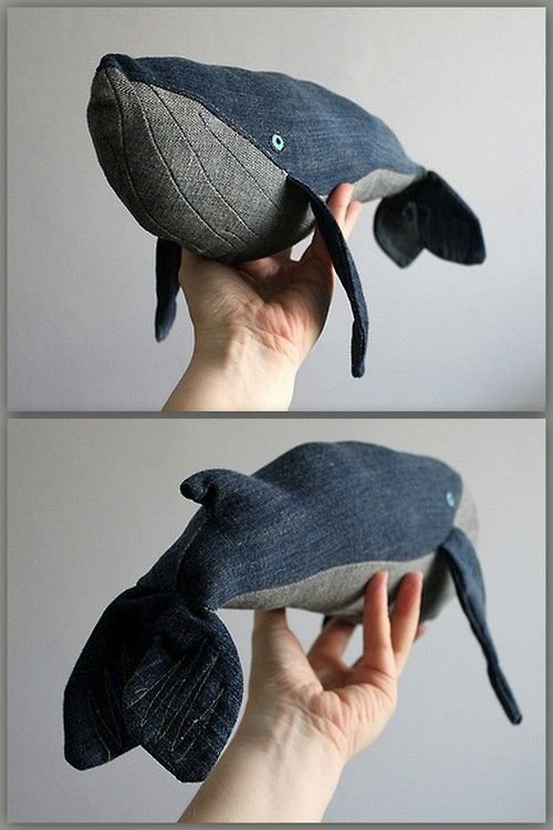 Make a Denim Whale!