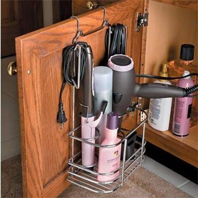 Use a Shower Caddy inside a Cabinet