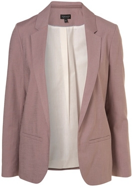 Topshop Lilac Co-ordinating Linen Blazer