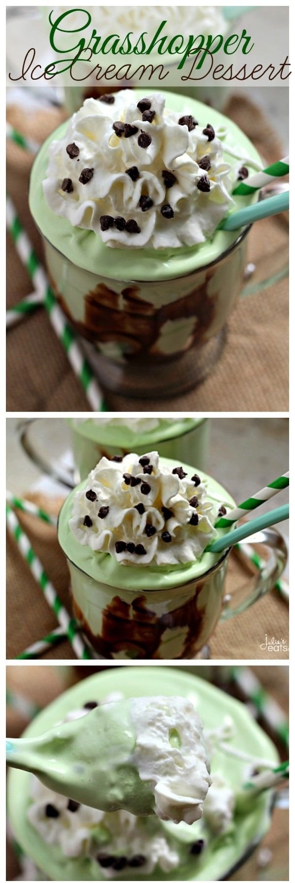 Grasshopper Ice Cream Dessert