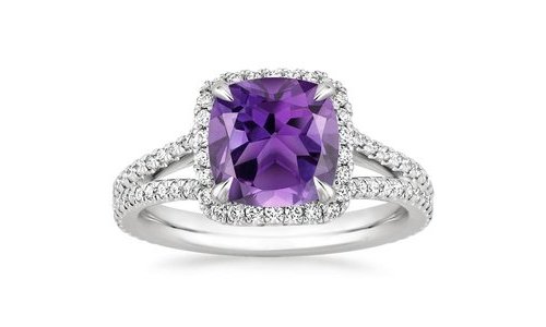 Amethyst, Ring, Jewellery, Engagement ring, Purple,