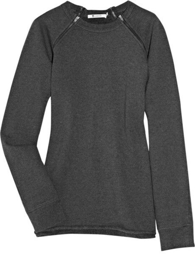 T by Alexander Wang Cotton-Fleece Sweat Shirt