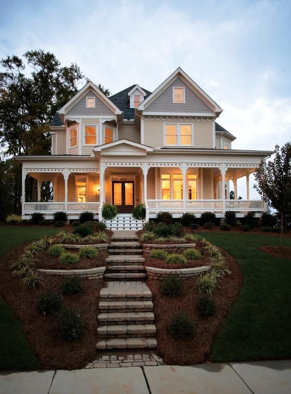 Country Farmhouse Victorian House