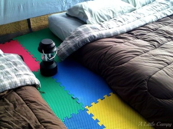 Use Foam Floor Tiles for a Softer, More Comfortable Tent Floor