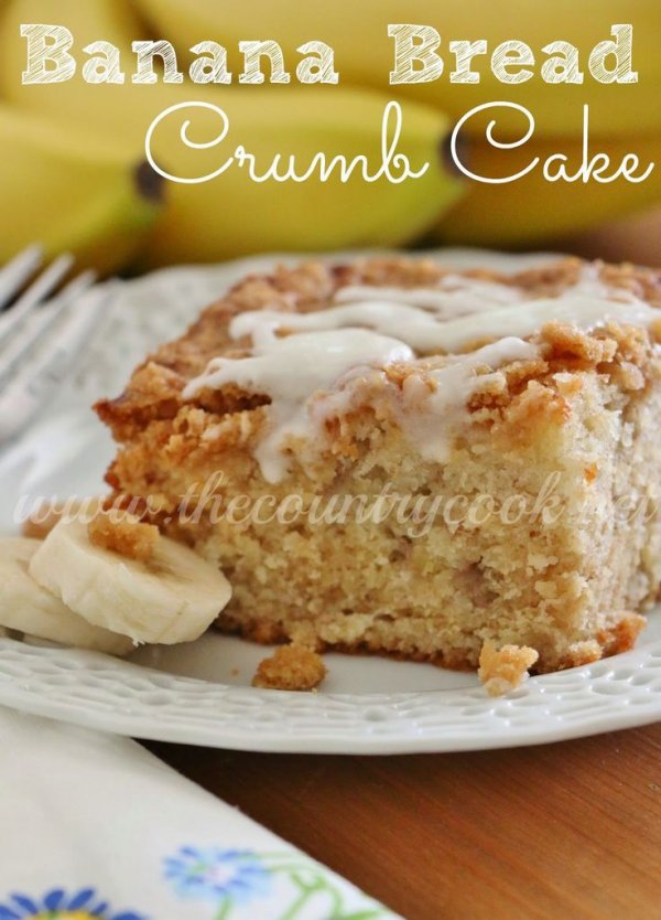 Banana Bread Crumb Cake