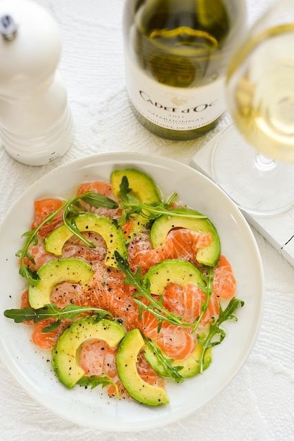 Salmon and Avocado