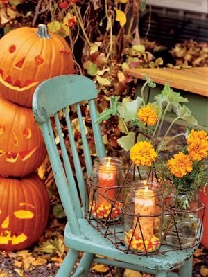 Pumpkins and Candles