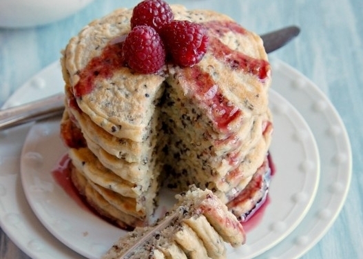 Red Quinoa Pancakes